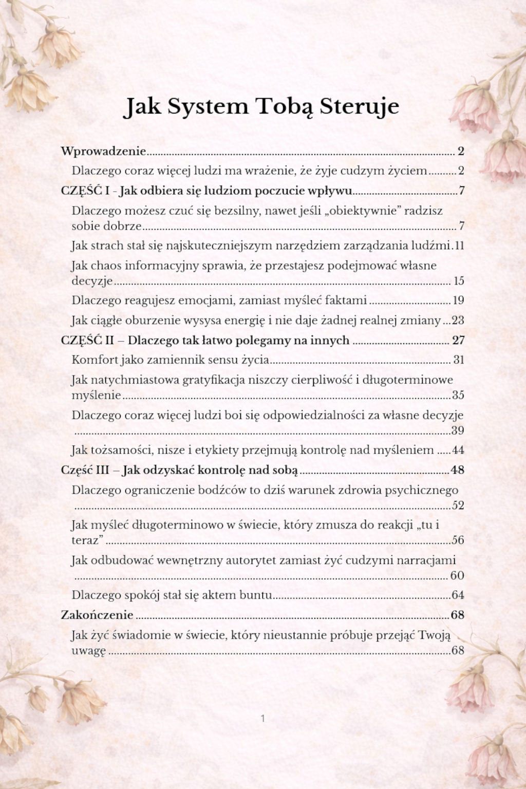 2w1 Zestaw Odzyskaj Kontrolę + Jak System Tobą Steruje
