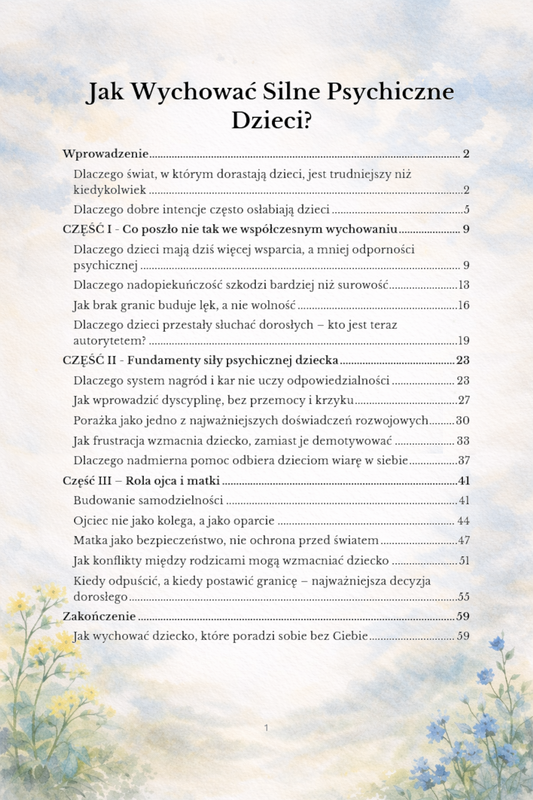 2w1 Jak Wychować Silne Psychicznie Dzieci + Odzyskaj Więź z Nastolatkiem